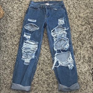 Medium wash jeans